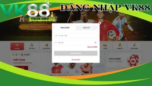 Hướng dẫn các bước đăng nhập tài khoản VK88