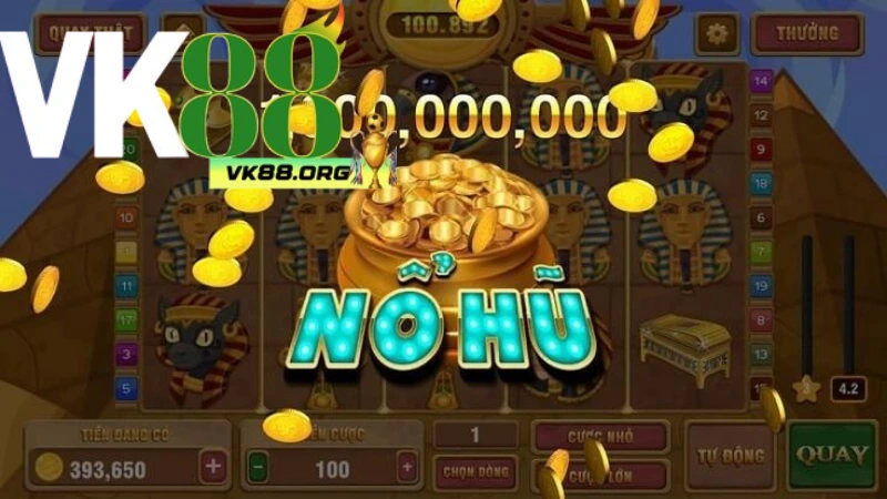 Sảnh chơi slot game nổ hũ chất lượng trên nhà cái VK88